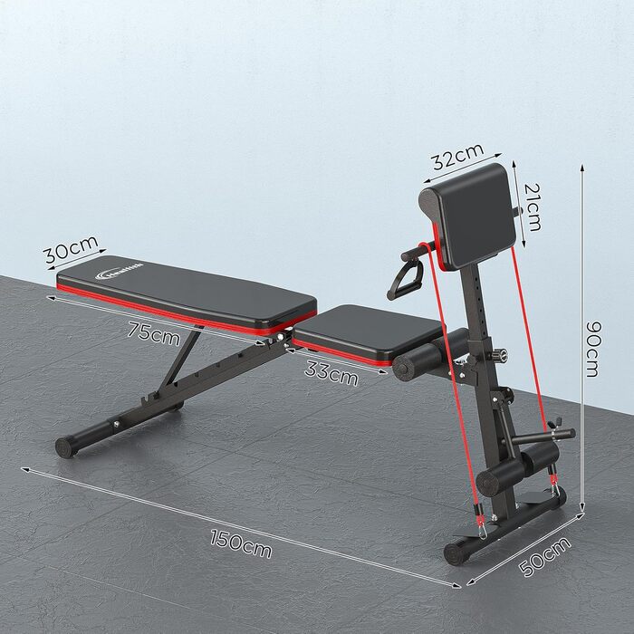 Складана лава для важких робіт, тренажер для пресу для домашнього використання з розгинанням ніг та накладкою для згинання ніг для проповідників, римська лава для важких робіт, тренажер для спини, силові тренувальні лави з навантаженням 350 кг для домашнь