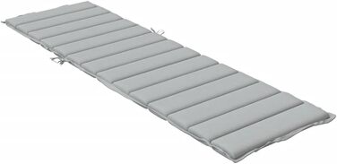 Подушка для шезлонгу CIADAZ Melange Light Grey 200x50x4 см Тканина, Подушка для шезлонга, Подушка для шезлонга, Подушка для шезлонга, Подушка для лавки, Подушка для стільця для високих стільців, Подушки для шезлонгів - 4002498