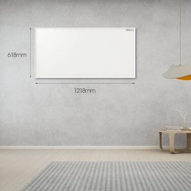 Інфрачервоний обігрівач Byecold з термостатом, 700 Вт, пульт дистанційного керування за допомогою застосунку, інфрачервоний настінний електричний обігрівач, енергозберігаюча настінна нагрівальна панель, енергозбереження, захист від перегріву