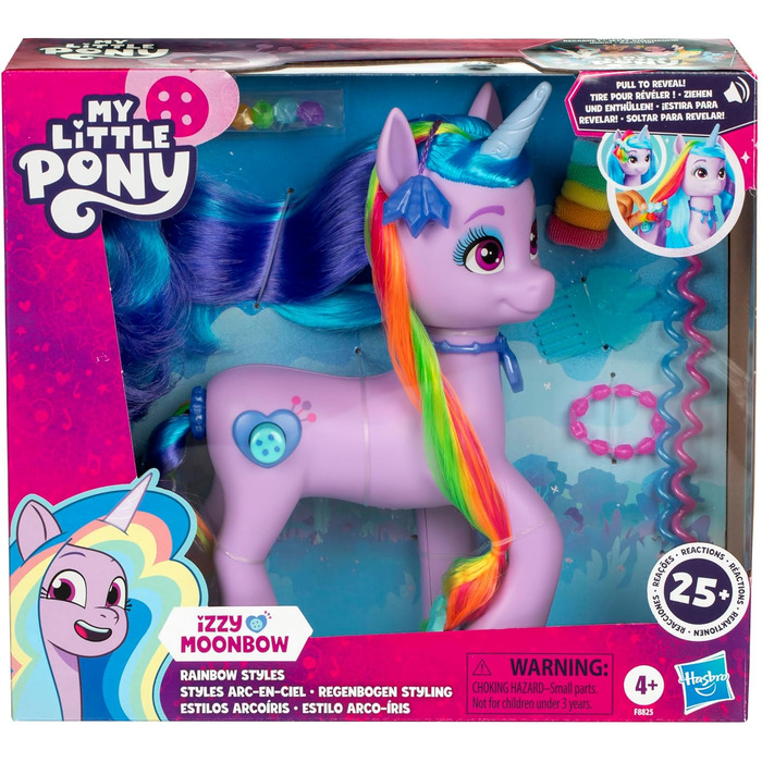 My Little Pony Tell Your Story Rainbow Styles Izzy Moonbow Unicorn Toys, My Little Pony Tell Your Story Rainbow Styles Izzy Moonbow Unicorn Toys