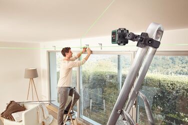 Хрестоподібний лазерний рівень Bosch Quigo Green II з універсальним затискачем MM 2