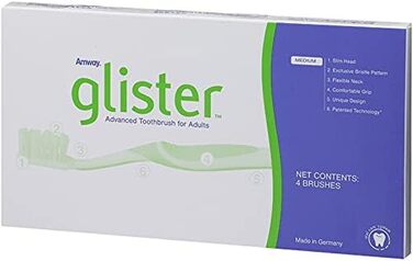Високоякісна зубна щітка GLISTER - 4 шт. и - Amway - (артикул 100957)