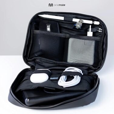 Водонепроникна сумка для кабелів onemate для батарейок, кабелів, блоків живлення і т.д. - Організатор для електронних предметів з