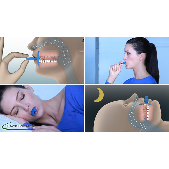 Безкоштовний тренувальний додаток - Причинно ефективний при хропінні, апное сну, розладах сну, ЦМД, скреготінні зубами, болях у щелепі та шиї - Оригінал доктора Берндсена Шварца