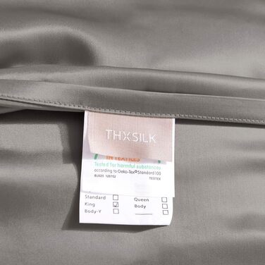 Комплект шовкової постільної білизни Momme 3 шт. и, підодіяльник 240 х 220 см і 2 наволочки 80 х 80 см, гіпоалергенний шовковий шо