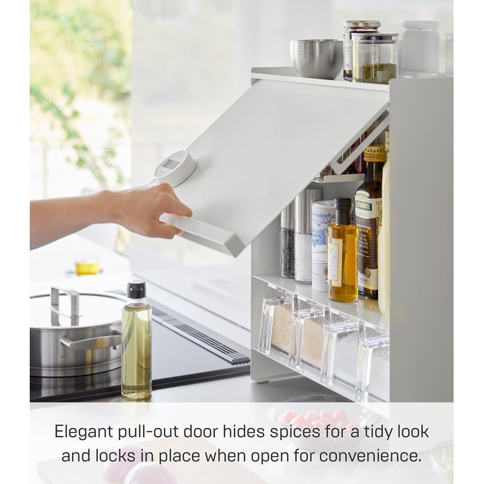 Рівнева підставка для приправ, біла, сталь/POM смола, 38 x 16,3 x 49,2 см Біла 16,3 x 38 x 49,2 см (Д x Ш x В), 2009 TOWER 3-