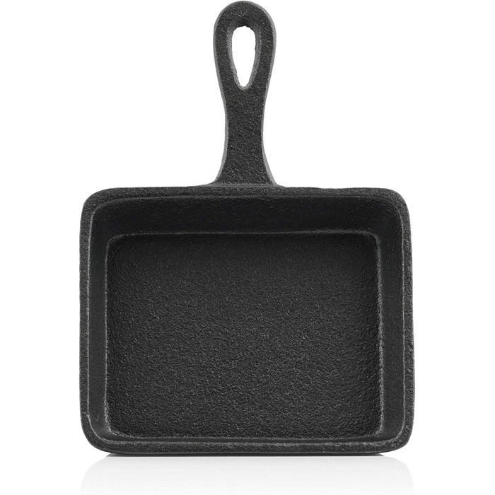 Чавунні сковороди для раклету BBQ-Toro (6 шт. ) 12,5 х 18 см вже згоріли - попередньо приправлені Змінні сковороди для раклету, сковороди для сервіровки, аксесуари для гриля, чавунні сковороди, сковороди-гриль