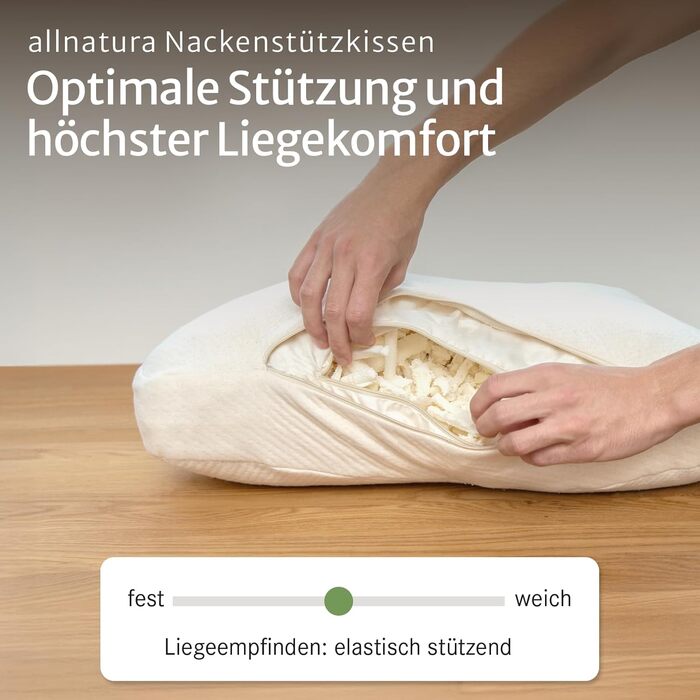 Подушка allnatura Метелик подушка для підтримки шиї Alata ергономічна подушка Метелик зі 100 натуральними латексними пластівцями індивідуально регульована та дихаюча з чохлом, який можна прати виготовлено в Німеччині