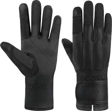 Рукавички normani Security для кварцового піску з натуральної шкіри, довга версія XL