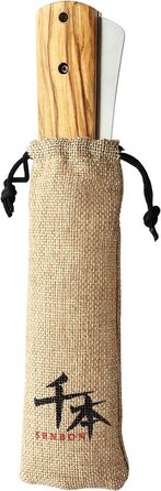 Кемпінговий шеф-ніж з нержавіючої сталі Гострий складний туристичний фруктовий ніж у японському стилі з оливковою ручкою Кишеньков