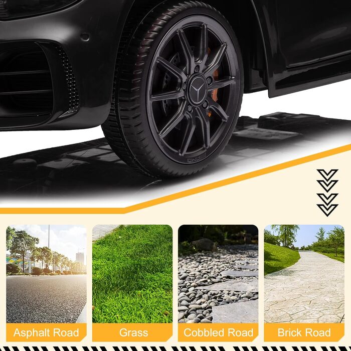 Дитячий електромобіль LEADZM Mercedes Benz AMG з дистанційним керуванням 12В, дитячий електромобіль 2.4G, електромобіль 2-дверний