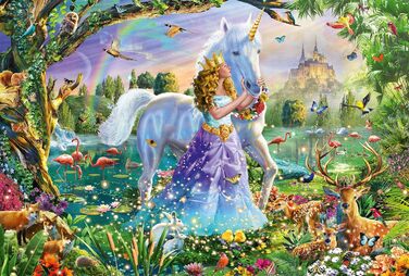 Дитячий пазл Schmidt Spiele 56307 Принцеса з єдинорогом і замком 150 елементів кольоровий