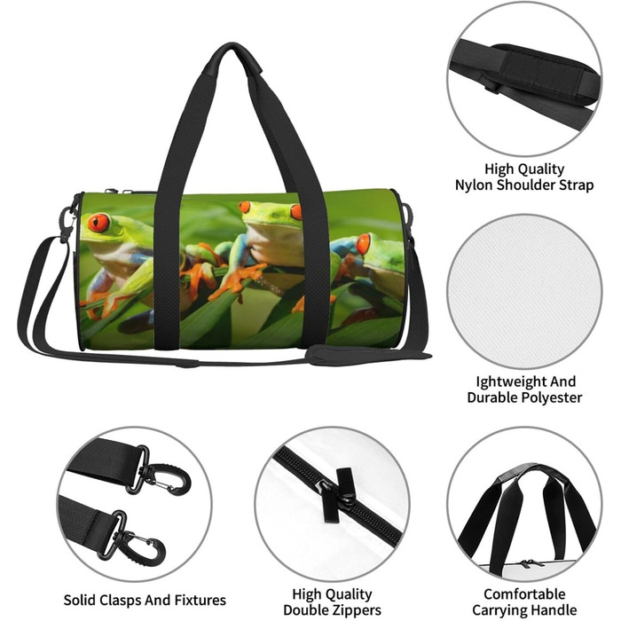 Дорожня сумка з дизайном черепа, кругла, великої місткості, легка та міцна, чудовий подарунок для походів, відпустки, ділових поїздок та іншого, кумедний принт, універсальний розмір.