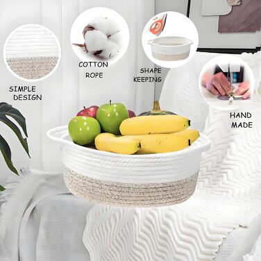 Набір плетених кошиків для зберігання з 2 предметів, плетений кошик, плетений кошик для зберігання у ванну кімнату, плетені кошики з подарунковими пакетами та атласною стрічкою, кошики для зберігання на полиці, ванна кімната, вітальня, дитяча кімната