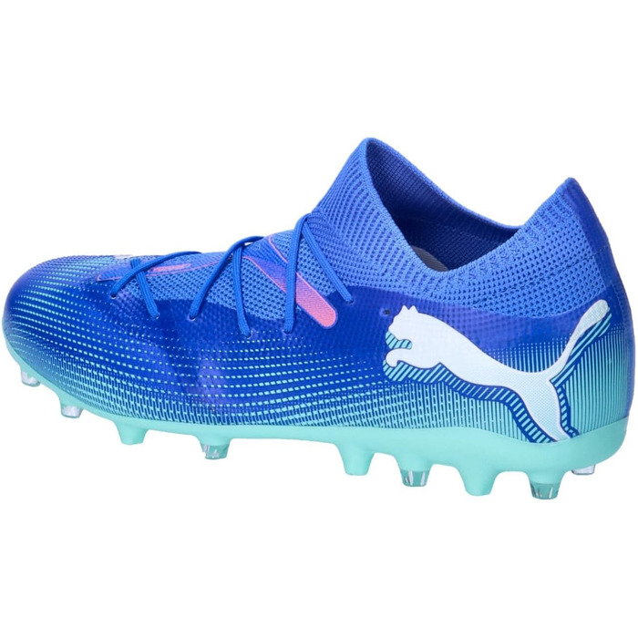 Футбольні бутси PUMA Unisex Future 7 Match Mg 46 EU Bluemazing Puma White Electric Peppermint