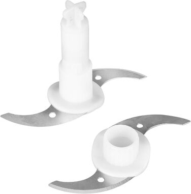 Універсальний подрібнювач з об'ємом контейнера 500 мл, потужністю 260 Вт, електричний мультиподрібнювач з 4 лезами з нержавіючої сталі для подрібнення, наприклад, м'яса, цибулі, фруктів, овочів