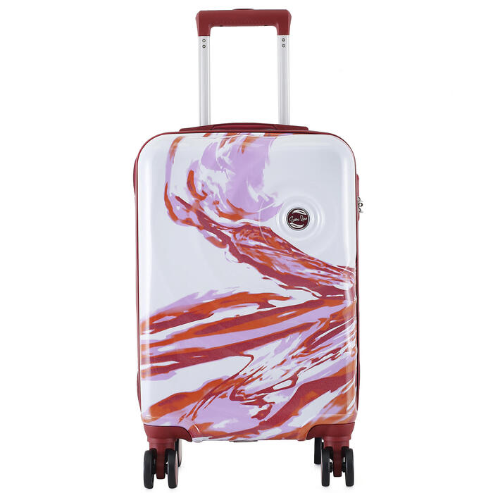 Валіза Semi Line 20' (S) White/Red Print (T5654-1)