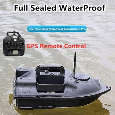 Човен із наживкою для рибошукача GPS із дистанційним керуванням, човен із наживкою для риби, човен із наживкою для риби, круїзний човен із наживкою GPS із акумулятором 12000 мАг