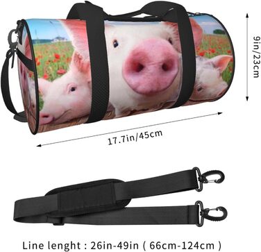 Дорожня сумка-порося, мила та кумедна, спортивна сумка для чоловіків та жінок, сумка для подорожей, спортивний баул