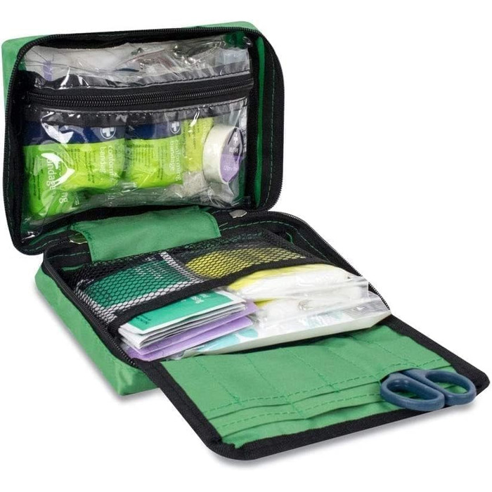 Аптечка преміум-класу Lewis-Plast на 90 предметів - містить очну рідину, 2 пакети з холодом (льодом) та ковдру для дому, офісу, ав