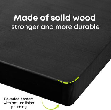 Плаваючі настінні полиці, комплект з 2 шт. , квадратні полиці з масиву дерева 20,3 см, маленькі декоративні настінні полиці для ванної кімнати, спальні, вітальні та кухні Чорний Чорний 20,3 см - 2 шт. и