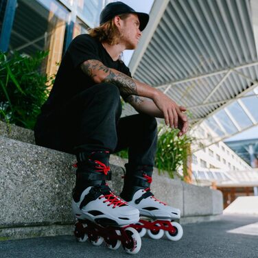 Роликові ковзани чоловічі Rb Pro X Inline Skate 320 Grey/Warm Red