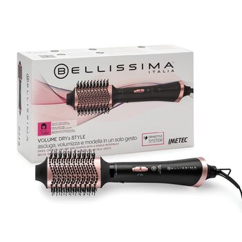 Стайлер для волосся Bellissima Volume Dry&Style сушіння, укладка та об'єм від коренів до кінчиків, іонізація та кераміка для захисту волосся, 1000 Вт, для середньої довжини волосся