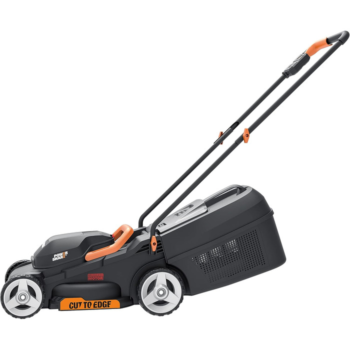 Акумуляторна газонокосарка WORX 18V (20V MAX) WG730E.1, безщітковий двигун, ширина зрізу 30 см, підстригання до краю, 3 регульовані висоти зрізу, площа газону до 250 , PowerShare