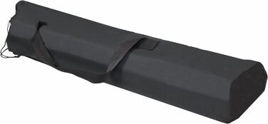 Торговий кемпінговий стіл Nexos з сумкою для перенесення, алюмінієвий, сірий, садовий стіл, стіл для вечірок, фуршетний стіл, складаний, 108x772 см