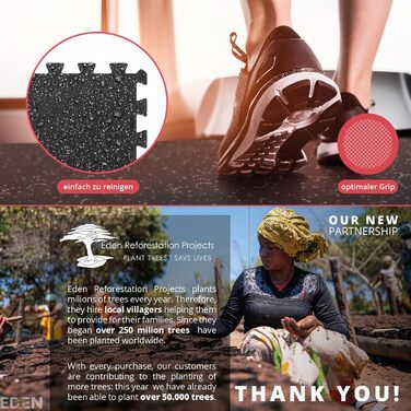 Захисний килимок Набір захисних килимків для підлоги 9 шт. гумовий гумовий килимок Спортивний килимок Гімнастичний килимок Килимок