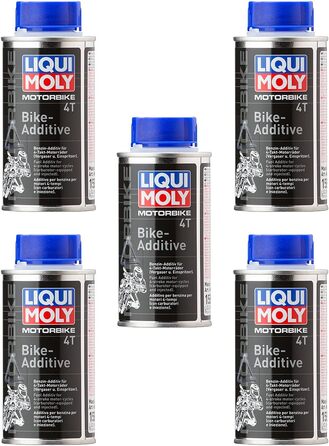 Оригінальна Liqui Moly 125 мл Мотоциклетна 4T Присадка для мотоцикла Мотоциклетна присадка 1581, 5 шт.