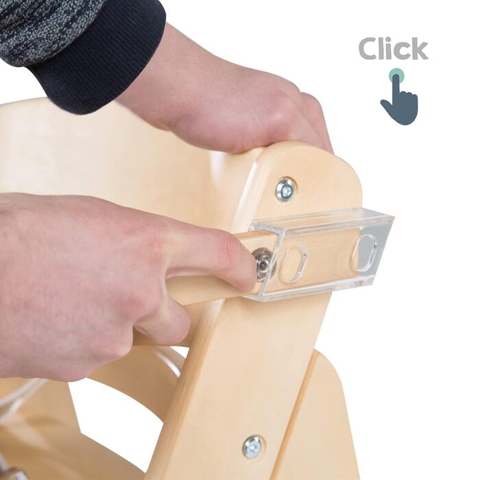 Стільчик для годування Sit Up Click & Fun, стільчик для годування зі знімною обідньою дошкою та баром, інноваційний замок, росте р