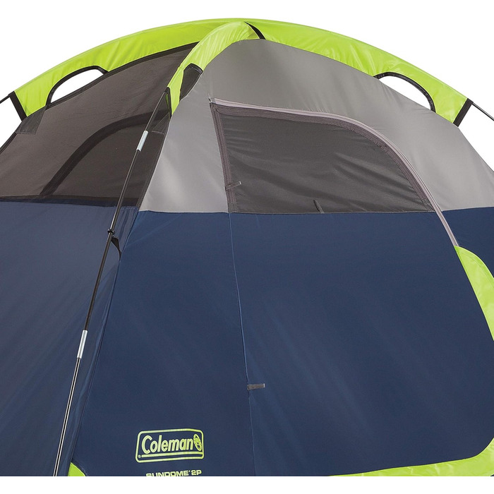 Намет кемпінговий купольний 2-місний Coleman Sundome – 3-сезонний, WeatherTec, водостійкий, Navy/Grey