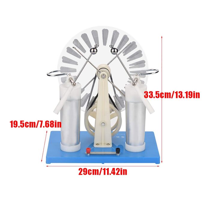 Фізика Статичний генератор, Статичний машинний фізичний експеримент Генератор електростатичного індукційного струму для лабораторної школи