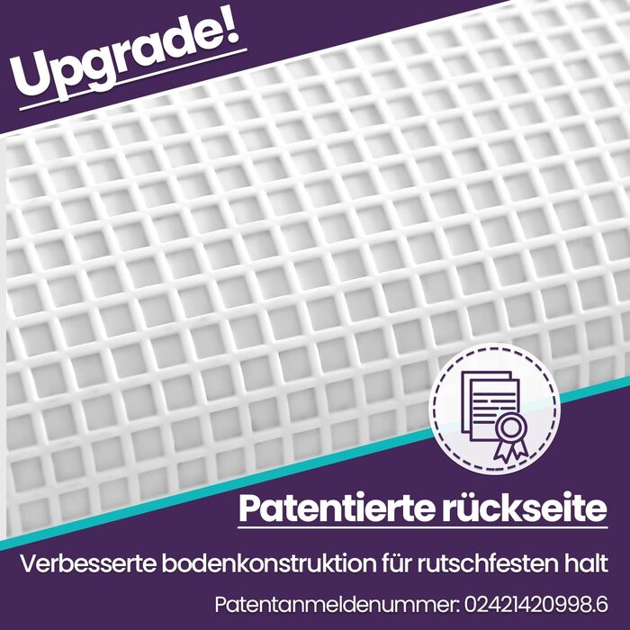 Овальний килимок для ванної кімнати DEXI 54 x 86 см, нековзний абсорбуючий килимок для ванної з візерунком &quotМорська зірка&quot, килимок для ванної з мультфільмами, що миється, для душової кабіни, спальні, дитячої кімнати, бежевий 54 x 86 см &quotМорсь