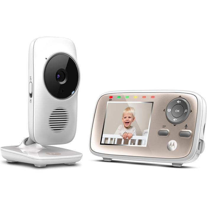 Відеоняня WLAN, камера спостереження за дитиною з кольоровим дисплеєм 2,8 дюйма, радіус дії 300 метрів, 667 Connect