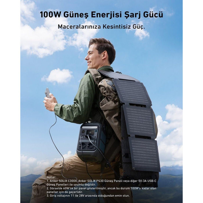 Портативна електростанція Anker SOLIX C300X 288 Втгод 600 Вт