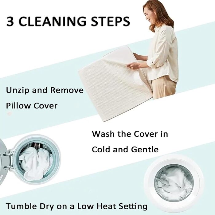 Подушка-клин для сну, подушка-клин для читання для ліжка та дивана, як подушка для ніг або спини, рефлюксна подушка для ліжка та дивана, клин для матраца для дорослих, клин для рефлюксної подушки (біла)