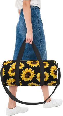 Дорожня сумка Метелик для дівчаток містка, легка та довговічна. Ідеальний подарунок для подорожей, відпустки, ділових поїздок та активного відпочинку. Дизайн весняні соняшники та ретро-квіти, універсальний розмір.