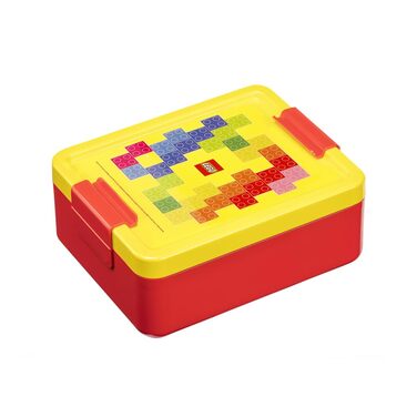 Ланчбокс LEGO Room Copenhagen з відділеннями культовий дизайн, міцний та веселий для дітей, жовто-червоний, можна мити в посудомийній машині, ідеально підходить для приготування їжі, перекусів та подорожей