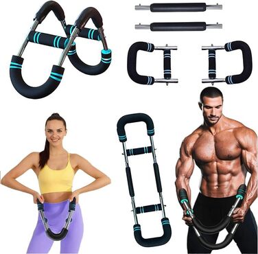 Подібний твістер для рук, 30-50 кг, регульований тренажер для грудей та передпліччя, силовий твістер, тренажер для тренування м&39язів грудей, фітнес-обладнання для чоловіків та жінок, синій