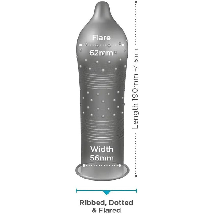 Презервативи EXS 3-in-1 Extreme, стимулюючі, 12 шт