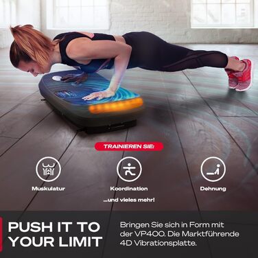 Віброплатформа Sportstech 4D (VP400 та sVibe)
