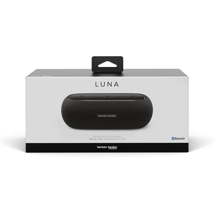 Колонка Harman Kardon Luna чорного кольору - Портативна, водонепроникна Bluetooth-колонка - До 12 годин роботи від акумулятора чор
