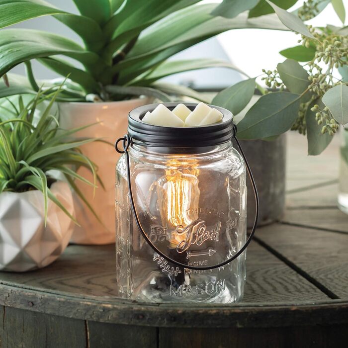 Підсвічники Mason JAR Edison Bulb електрична скляна ароматична лампа