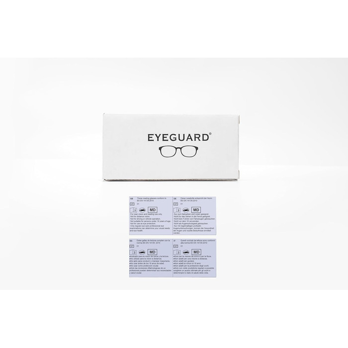 Окуляри для читання EYEGUARD Slim, компактні міні-окуляри для читання, суперлегкі металеві, кишенькові окуляри для читання з портативними чохлами для чоловіків і жінок, 2 пари багатокольорові 1,5 x