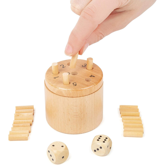 Логічна гра для 2-6 осіб, настільна гра для всієї родини, віком від 5 років, 11365, упаковка з 3 шт., 6 Out