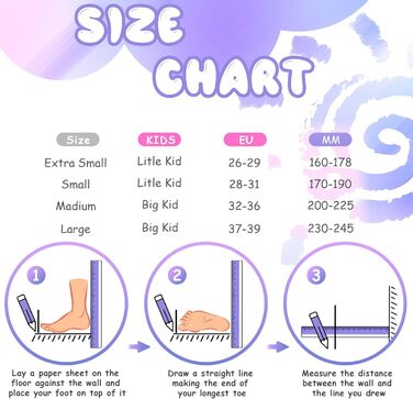 Дитячі роликові ковзани TOMSHOO, регульовані у 4 розмірах, світлодіодні колеса, різні варіанти розмірів, для подарунків на Різдво та день народження, фіолетовий колір M