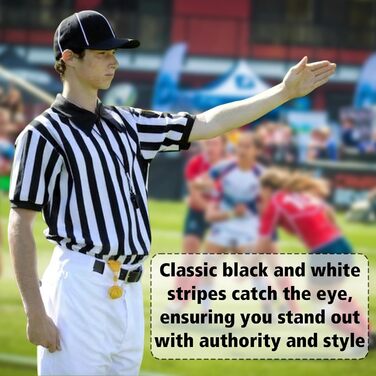 Чоловіча офіційна суддя Джерсі смуга перевернутий комір Ref уніформа суддя сорочка для баскетболу футболу футбол