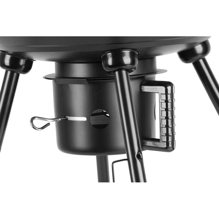 Вугільний гриль чайник-гриль з нержавіючої сталі ВхШхГ 92x57x54 см поверхня гриля Ø 54 см з кошиком для зберігання і термометром в